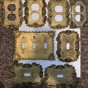Vintage switch covers - lot of 8